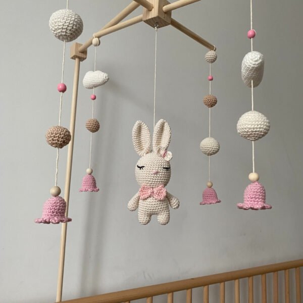 Doudou crochet lapin personnalisé