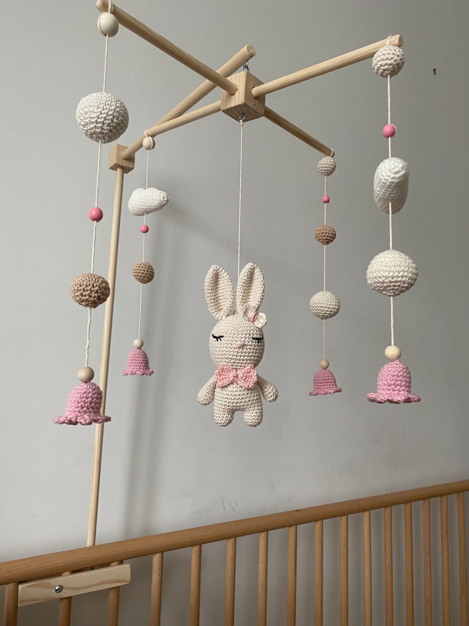 Doudou crochet lapin personnalisé