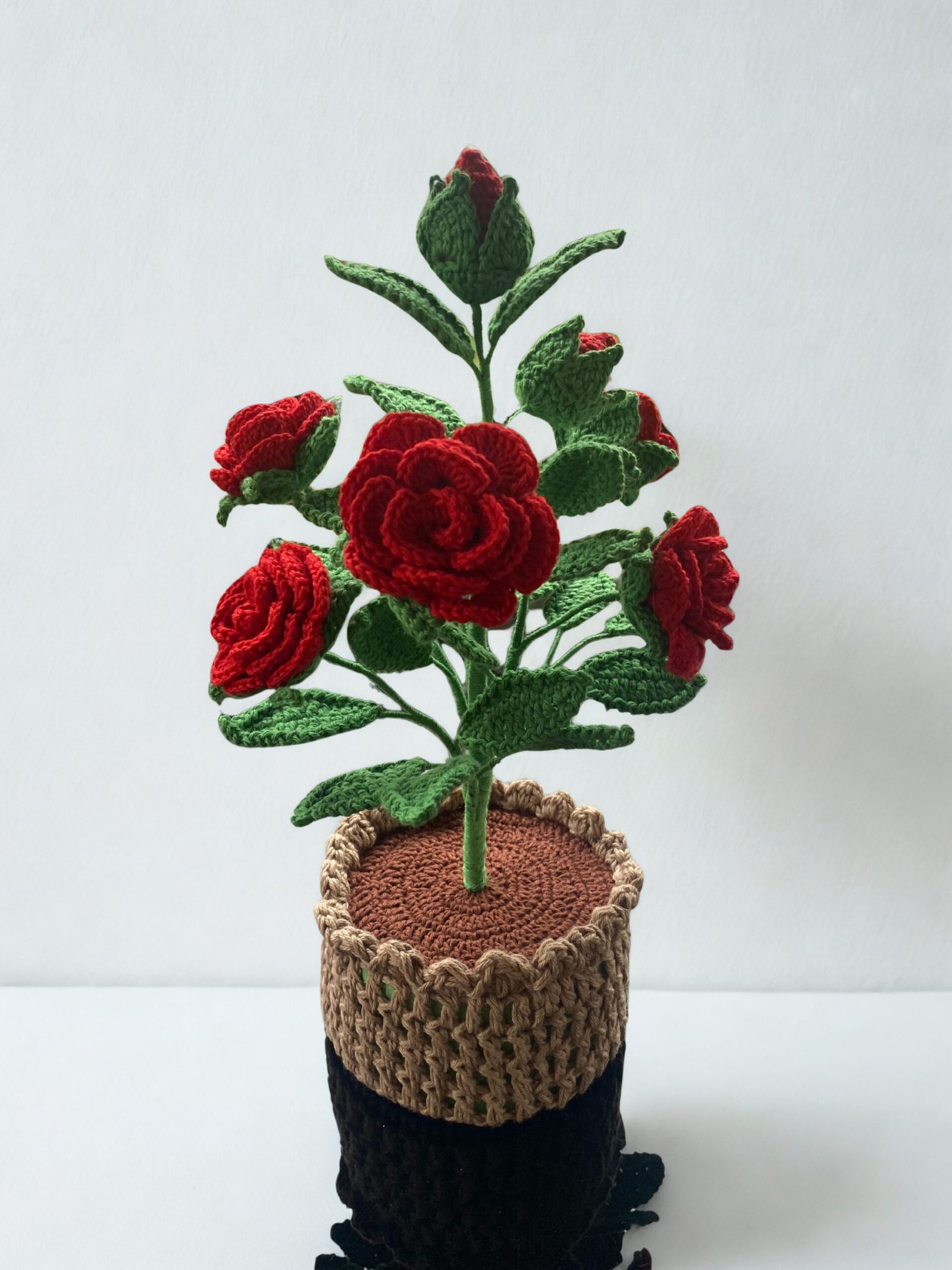 pot de fleur crochet