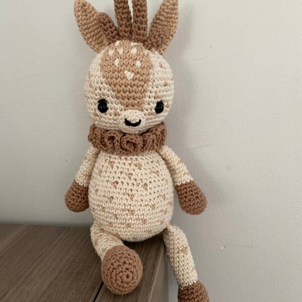 Doudou crochet faon